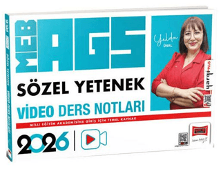 2026 MEB-AGS Öğretmen Adayları İçin Sözel Yetenek Video Ders Notları - 1