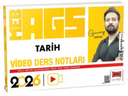 2026 MEB-AGS Öğretmen Adayları İçin Tarih Video Ders Notları - Yargı Yayınevi