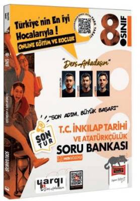 Yargı Yayınevi Yargı Ders Arkadaşım 8. Sınıf LGS T.C. İnkılap Tarihi ve Atatürkçülük Son Tur Soru Bankası - 1