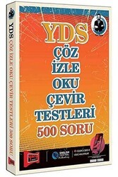 Yargı Yayınevi YDS Çöz İzle Oku Çevir Testleri 500 Soru - Yargı Yayınevi