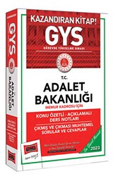Yargı Yayınları 2023 Adalet Bakanlığı GYS Memur Kadrosu İçin Konu Özetli Açıklamalı Ders Notları Çıkması Muhtemel Sorular ve Cevaplar - Yargı Yayınevi