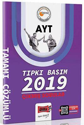 Yargı Yayınevi Yargı Yayınları 2023 AYT Tıpkı Basım 2019 Çıkmış Sorular - 1