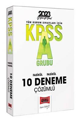 Yargı Yayınevi Yargı Yayınları 2023 KPSS A Grubu Tamamı Çözümlü 10 Fasikül Deneme - 1