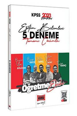 Yargı Yayınevi Yargı Yayınları 2023 KPSS Eğitim Bilimleri Öğretmenler Ekibi Tamamı Çözümlü 5 Fasikül Deneme - 1