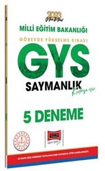 Yargı Yayınları 2023 Milli Eğitim Bakanlığı GYS Saymanlık Kadrosu İçin 5 Deneme - Yargı Yayınevi