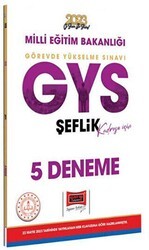 Yargı Yayınları 2023 Milli Eğitim Bakanlığı GYS Şeflik Kadrosu İçin 5 Deneme - Yargı Yayınevi