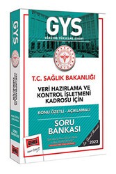 Yargı Yayınları 2023 Sağlık Bakanlığı Veri Hazırlama ve Kontrol İşletmeni Kadrosu İçin Konu Özetli Açıklamalı Soru Bankası - Yargı Yayınevi