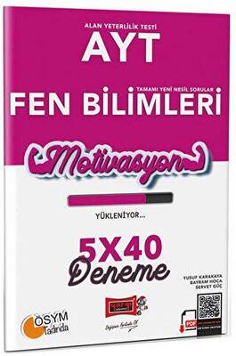Yargı Yayınevi Yargı Yayınları AYT Fen Bilimleri 5x40 Deneme - 1
