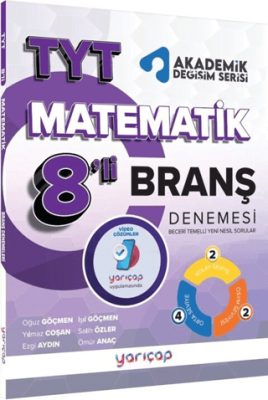 Yarı Çap Yayınları TYT Matematik 8 li Branş Denemesi - 1