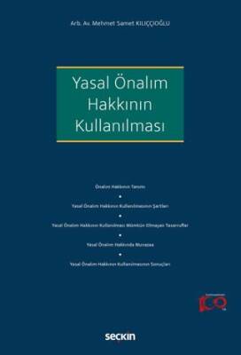 Yasal Önalım Hakkının Kullanılması - 1