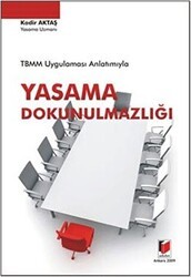 Yasama Dokunulmazlığı - Adalet Yayınevi