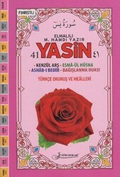 Yasin Türkçe Okunuş ve Mealleri Kod F033 - Fetih Yayınları