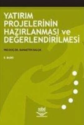 Yatırım Projelerinin Hazırlanması ve Değerlendirilmesi - 1
