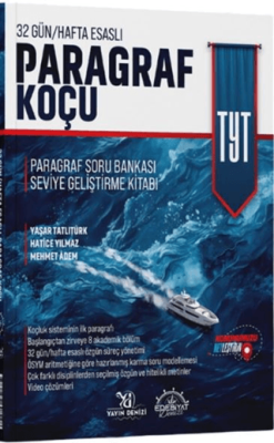 Yayın Denizi Yayınları TYT Paragraf Koçu Soru Bankası Edebiyat Denizi - 1