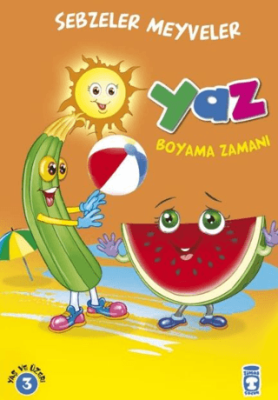 Yaz Boyama Zamanı - Sebzeler Meyveler - 1