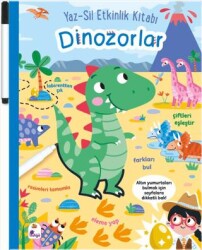 Yaz-Sil Etkinlik Kitabı – Dinozorlar Kalemli - 1