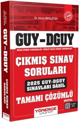 Yazarın Kendi Yayınevi - Alican Dovletov GUY DGUY Gelir Uzman Yardımcılığı Çıkmış Sınav Soruları - 1