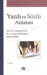 Yazılı ve Sözlü Anlatım - Anı Yayıncılık