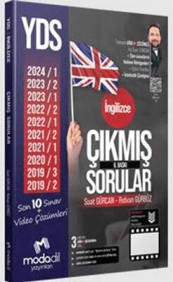 Modadil Yayınları YDS İngilizce Çıkmış Sorular Tamamı Video Çözümlü - 1