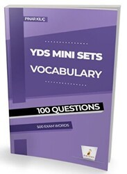 Pelikan Tıp Teknik Yayıncılık YDS İngilizce Mini Sets Vocabulary - Pelikan Tıp Teknik Yayıncılık