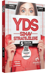 YDS Sınav Stratejileri Tamamı Yazılı Çözümlü 5 Özgün Deneme - Modadil Yayınları