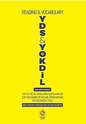 Spesifik Yayınları YDS & YÖKDİL Reading&Vocabulary - Yek Metot Seviye 2 - 1