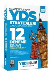 Yediiklim Yayınları YDS - YÖKDİL Stratejileri Soru Gruplarına Göre Tamamı Çözümlü 12 Deneme Sınavı - Yediiklim Yayınları