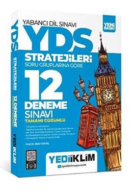 Yediiklim Yayınları YDS - YÖKDİL Stratejileri Soru Gruplarına Göre Tamamı Çözümlü 12 Deneme Sınavı - 1
