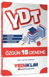 YDT 15 Özgün Deneme - Yediiklim Yayınları