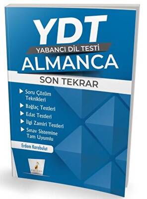 Pelikan Tıp Teknik Yayıncılık YDT Almanca Son Tekrar - 1