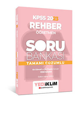 Yediiklim Yayınları 2023 ÖABT Rehber Öğretmen Tamamı Çözümlü Soru Bankası - 1