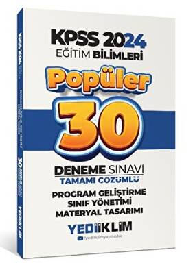 Yediiklim Yayınları KPSS Program Geliştirme Sınıf Yönetimi Materyal Tasarımı Popüler Tamamı - 1