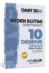 Yediiklim Yayınları ÖABT Beden Eğitimi Öğretmenliği Tamamı Çözümlü 10 Deneme Sınavı - Yediiklim Yayınları