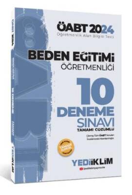 Yediiklim Yayınları ÖABT Beden Eğitimi Öğretmenliği Tamamı Çözümlü 10 Deneme Sınavı - 1