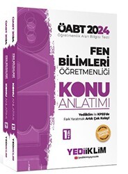 Yediiklim Yayınları 2024 ÖABT Fen Bilimleri Öğretmenliği Konu Anlatımı 1. ve 2 .Cilt - Yediiklim Yayınları