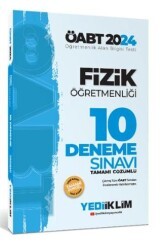 Yediiklim Yayınları ÖABT Fizik Öğretmenliği Tamamı Video Çözümlü 10 Deneme Sınavı - Yediiklim Yayınları