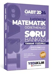 Yediiklim Yayınları 2024 ÖABT İlköğretim Matematik Öğretmenliği Tamamı Çözümlü Soru Bankası - Yediiklim Yayınları
