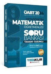 Yediiklim Yayınları 2024 ÖABT Ortaöğretim Matematik Öğretmenliği Tamamı Çözümlü Soru Bankası - Yediiklim Yayınları