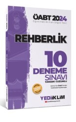 Yediiklim Yayınları ÖABT Rehberlik Öğretmenliği Tamamı Çözümlü 10 Deneme Sınavı - Yediiklim Yayınları