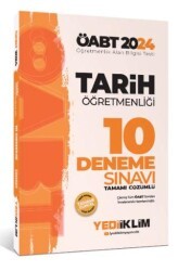 Yediiklim Yayınları 2024 ÖABT Tarih Öğretmenliği Tamamı Video Çözümlü 10 Deneme Sınavı - Yediiklim Yayınları