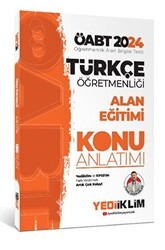 Yediiklim Yayınları 2024 ÖABT Türkçe Öğretmenliği Alan Eğitimi Konu Anlatımı - 1