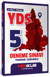 Yediiklim Yayınları 2025 E-YDS YÖKDİL YDS Tamamı Çözümlü 5 Deneme Sınavı - 1