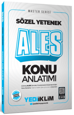 Yediiklim Yayınları 2026 Master Serisi ALES Sözel Yetenek Konu Anlatımı - 1
