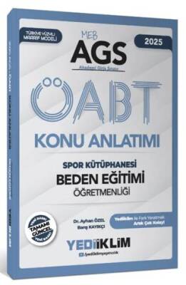 Yediiklim Yayınları 2025 MEB AGS ÖABT Beden Eğitimi Öğretmenliği Spor Kütüphanesi Konu Anlatımı - 1