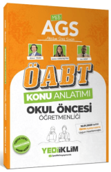 Yediiklim Yayınları 2025 MEB AGS ÖABT Okul Öncesi Öğretmenliği Konu Anlatımı - 1