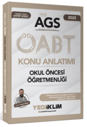 Yediiklim Yayınları 2025 MEB-AGS ÖABT Okul Öncesi Öğretmenliği Konu Anlatımı - 1