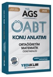 Yediiklim Yayınları 2025 MEB AGS ÖABT Ortaöğretim Matematik Öğretmenliği Konu Anlatımı - Yediiklim Yayınları