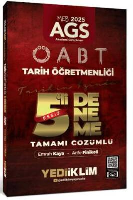 2025 MEB AGS ÖABT Tarih Öğretmenliği Tamamı Çözümlü Tarihin İzinde Eşsiz 5`li Deneme - 1