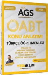 Yediiklim Yayınları 2025 MEB AGS ÖABT Türkçe Öğretmenliği Anlama ve Anlatma Teknikleri Dil Bilimi Yeni Türk Dili Çocuk Edebiyatı Sözlü ve Yazılı Anlatımı Konu Anlatımı - 1