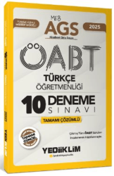Yediiklim Yayınları 2025 MEB AGS ÖABT Türkçe Öğretmenliği Tamamı Çözümlü 10 Deneme Sınavı - 1